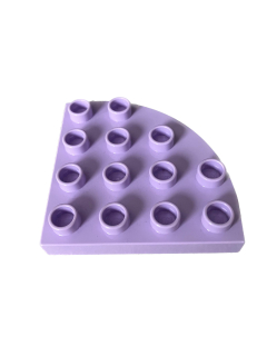 Lego® Duplo® zaoblená kostka 4x4 sv. fialová